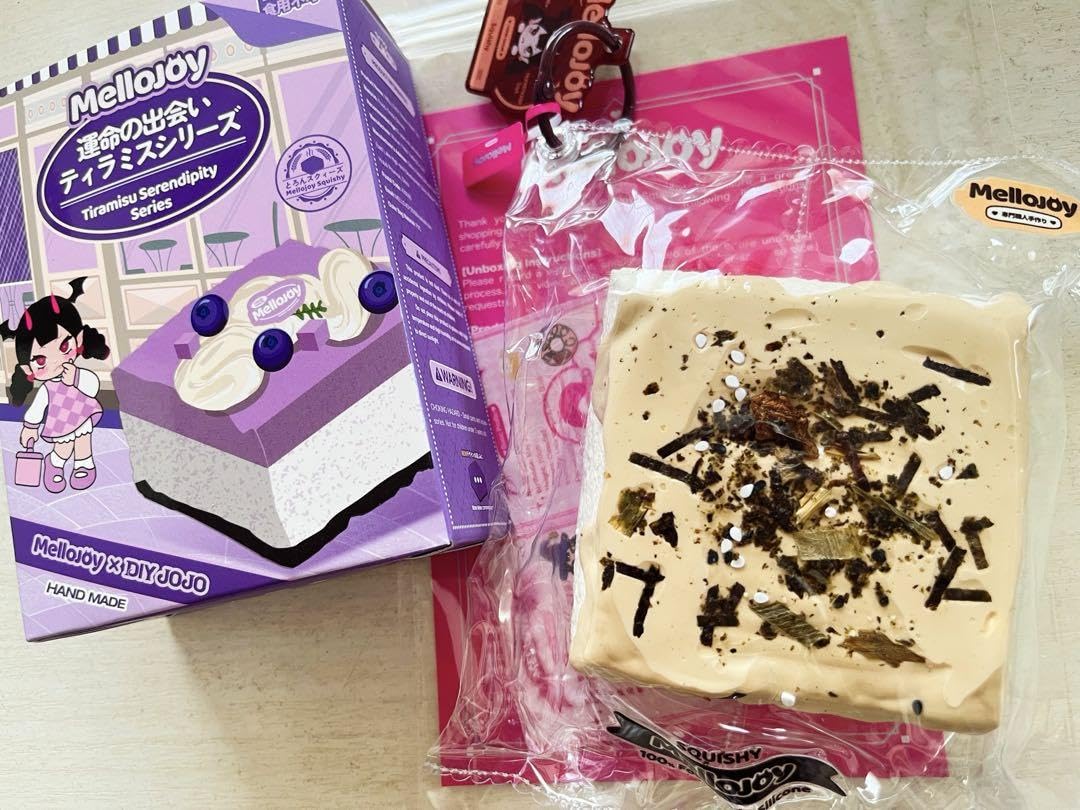 Mellojoy 贅沢スフレ 抹茶 ティラミス とろんスクイーズ DIYJOJO Mellojoy 贅沢スフレ 抹茶 ティラミス とろんスクイーズ DIYJOJO