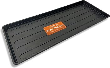 EarlyGrow Grow Bag Tray 100cm x 40cm Garden Plant Watering Indoor, Outdoor, Greenhouse for Tomatoes, Fruits and Vegetables, and Boots, Litter or Oil Tray
