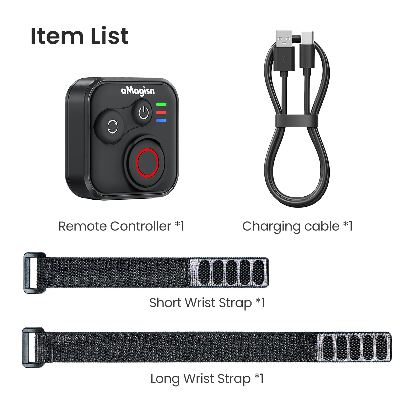 Treeboy Télécommande Bluetooth pour appareils photo DJI Osmo 360/Action 6/5 Pro/4 et téléphones iOS Android