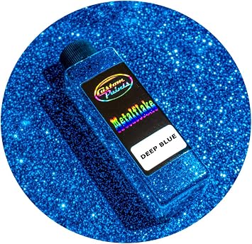 SPECIALIST PAINTS 2oz of Metal Flake Deep Blue - Medium 008HEX