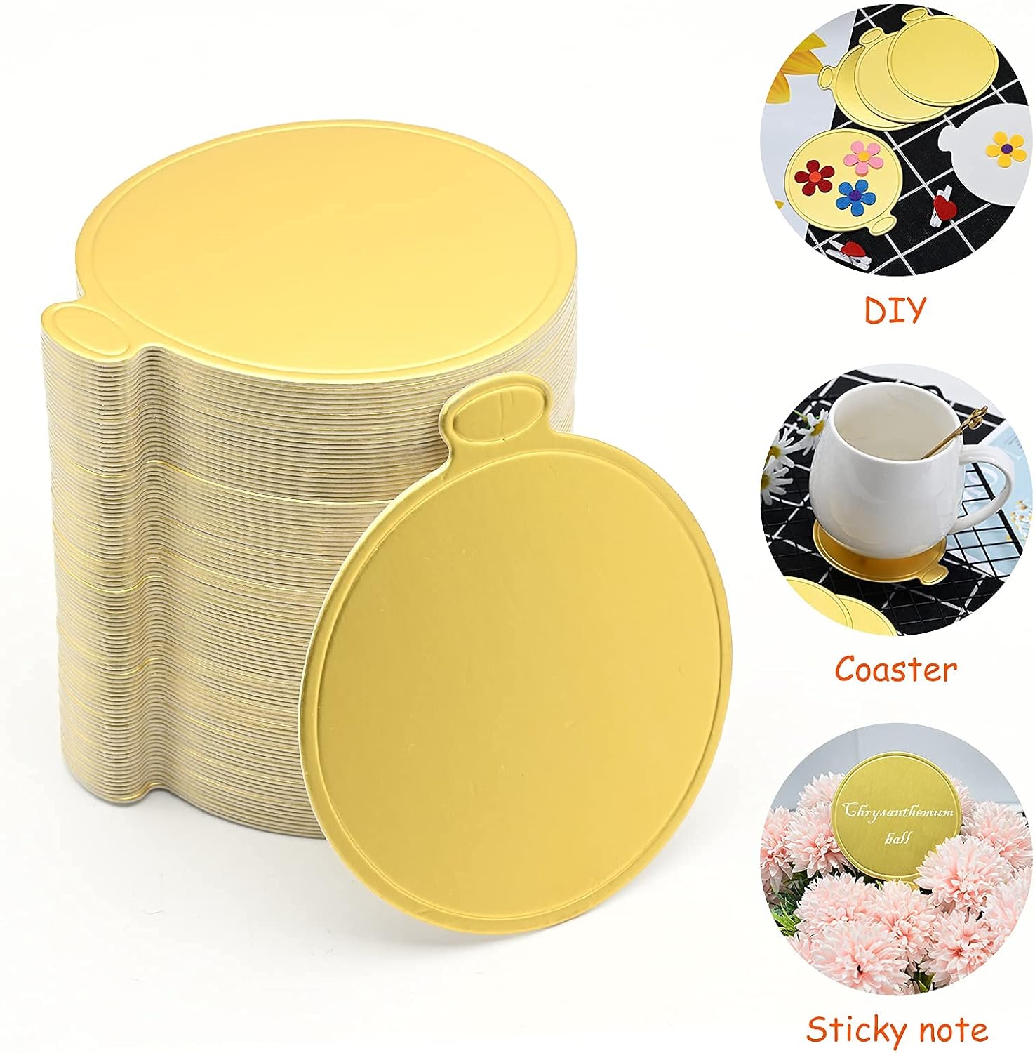 100Pcs Mousse Gold Cake Boards - Image 4