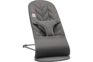 BabyBjörn Bouncer Bliss in Petal Quilt Anthracite