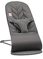 Vista 11 de BabyBjörn Bouncer Bliss, Gris Arena, Tejido, Colchón Clásico de Acolchado Asiento Ajustable de Mecedora para Bebé de 2 en 1 y Silla para Niño