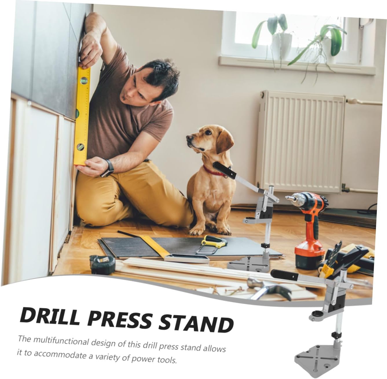 Drill Press Stand for Hand Drill Workstation Tool Holder for Versatile Applications and Stable Performance Workshop Outdoor Use