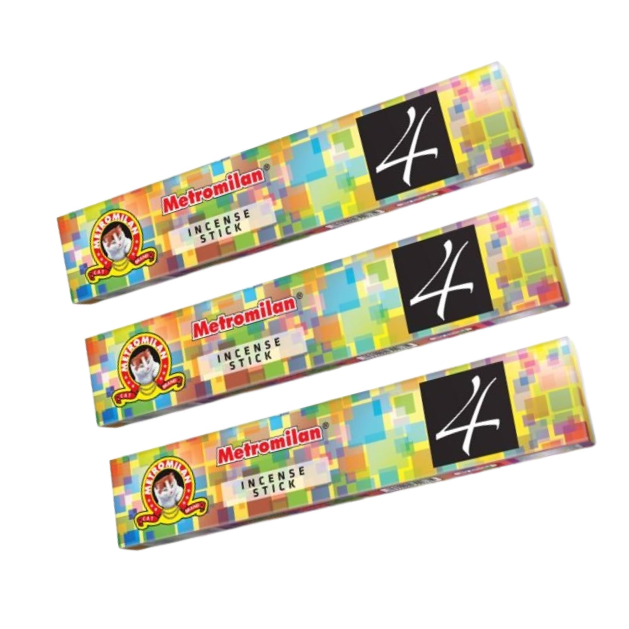 METRO MILAN Four in One INCENSE STICK - for Prayer & Pooja 3 PACKs,Total 54 STICKs (18 STICKs in Each Pack) - (Same Day Dispatch) — image 1