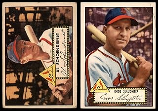 1952 Topps St. Louis Cardinals Low Number Team Set St. Louis Cardinals (Set) GD+ Cardinals