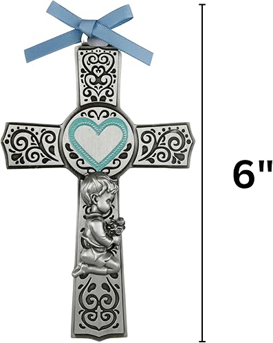 Miniatura 3 de Cruz colgante, manos rezando, decoración de pared, regalos religiosos para seres queridos, 6 pulgadas