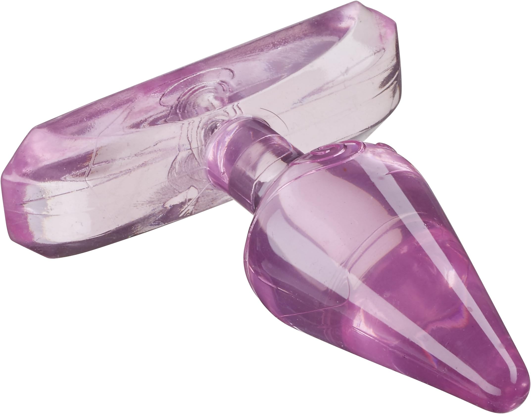 Mini Butt Plug with Graduated Design for Comfort, Purple, Starter Size, 0.05 Pound