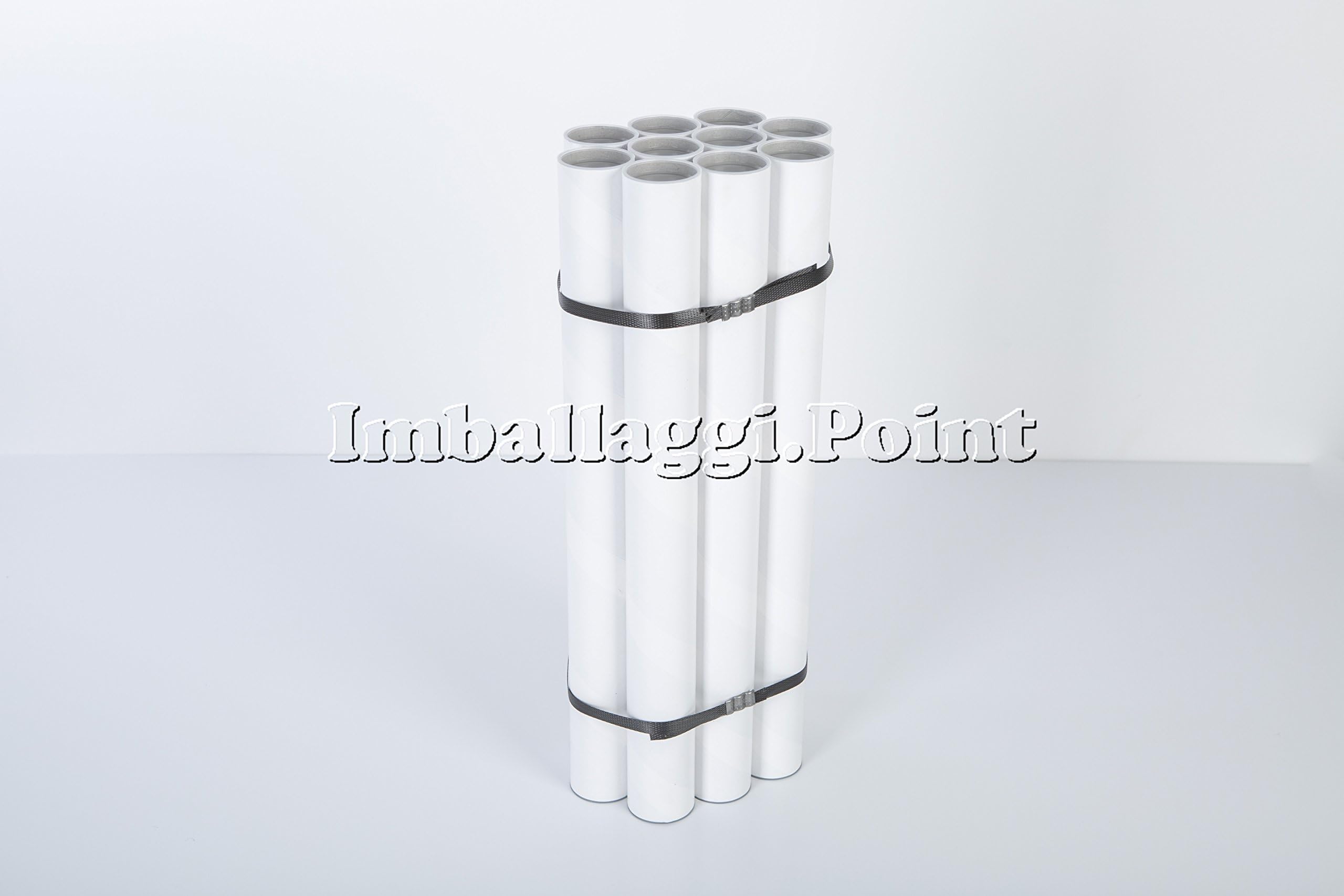 Lot De 20 Tubes Postaux En Carton Avec Bouchons - 370mm X 50mm - Idéal Expédition Posters A3 A4 Et Documents