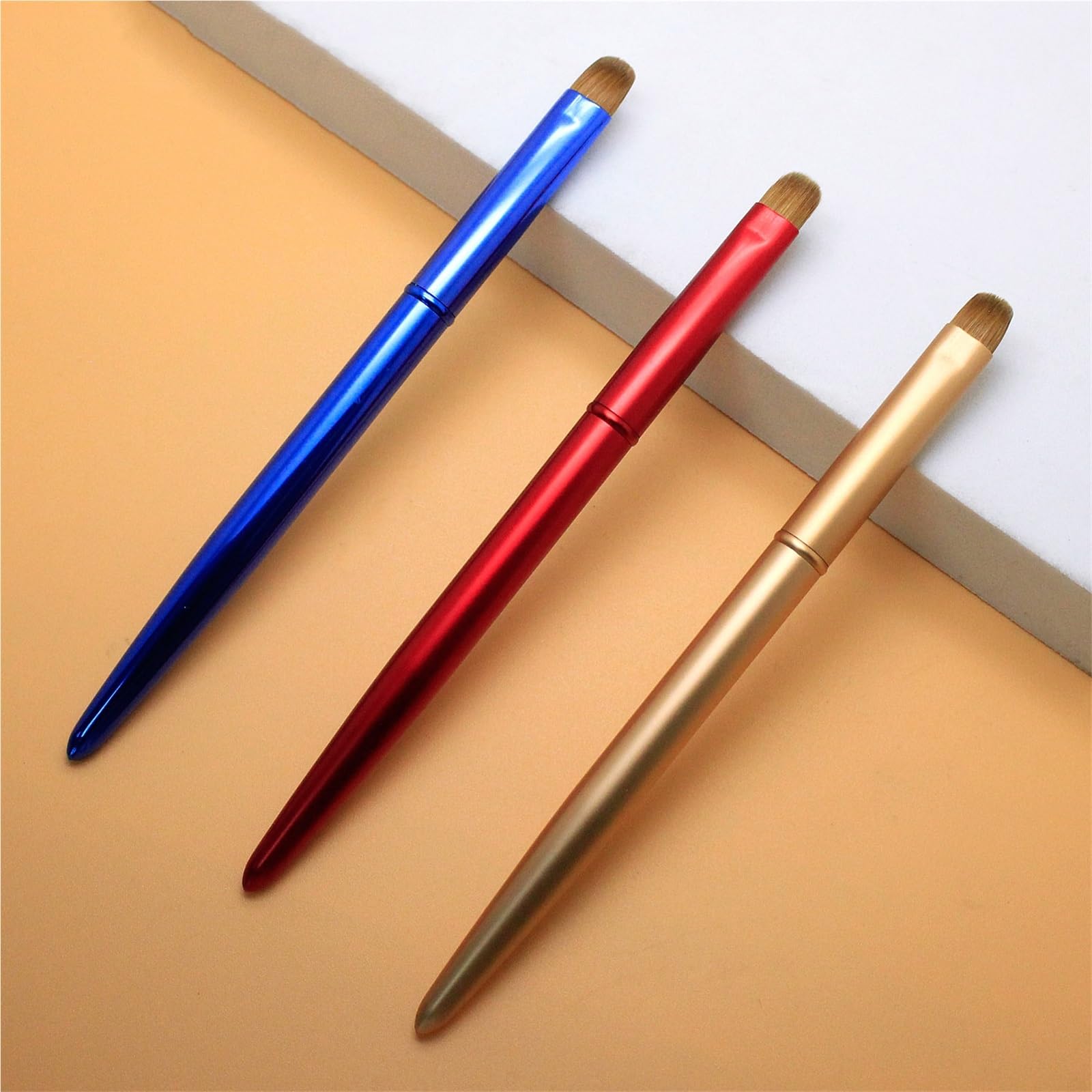 Pennelli Unghie Pennello for nail art con manico elegante, perfetto for manicure in gel