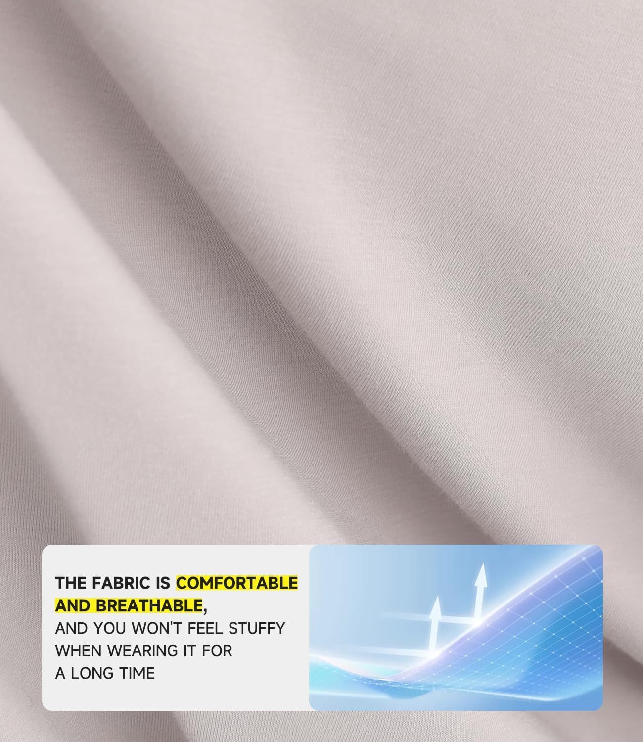 BAMBOO COOL Men's UPF 50+ Sun Protection Hoodies Soft and Lightweight Long Sleeve SPF Fishing Thumbhole Shirts Hooded - Image 3