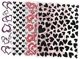 MAGICLULU 4Pcs Modelo De Gravação De Coração Videira Decoração Ferramentas DIY Natividade Artesanato Mini Moldes Moldes Amor Coração Estêncil Fundo Videira Pastas De Gravação Em Relevo