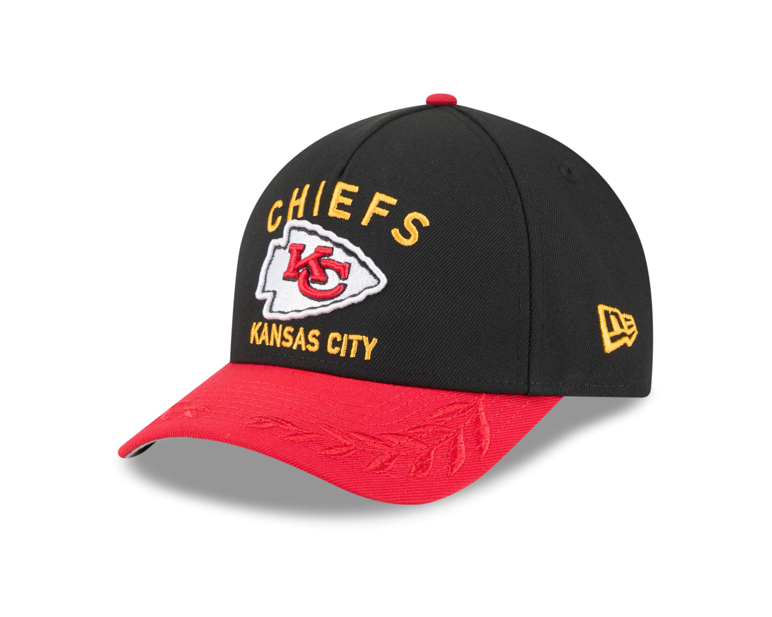 New Era 9FORTY Adult's NFL Draft NFL Kansas City Chiefs Baseball Cap Hat Red