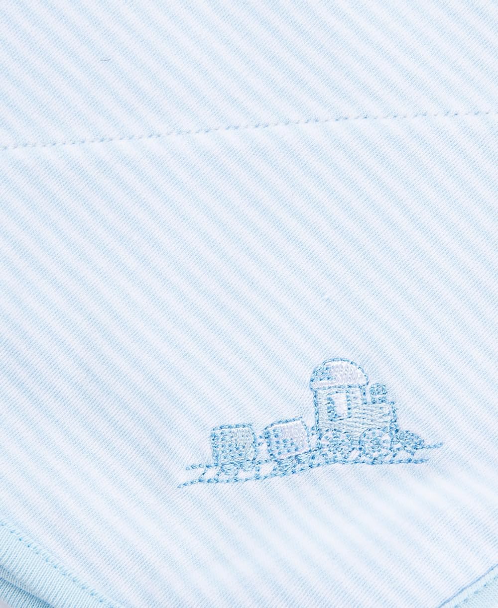 Little Me Blankets for Baby Boys' Thank Heaven for Little Boys' Swaddling Receiving Blanket - Image 4