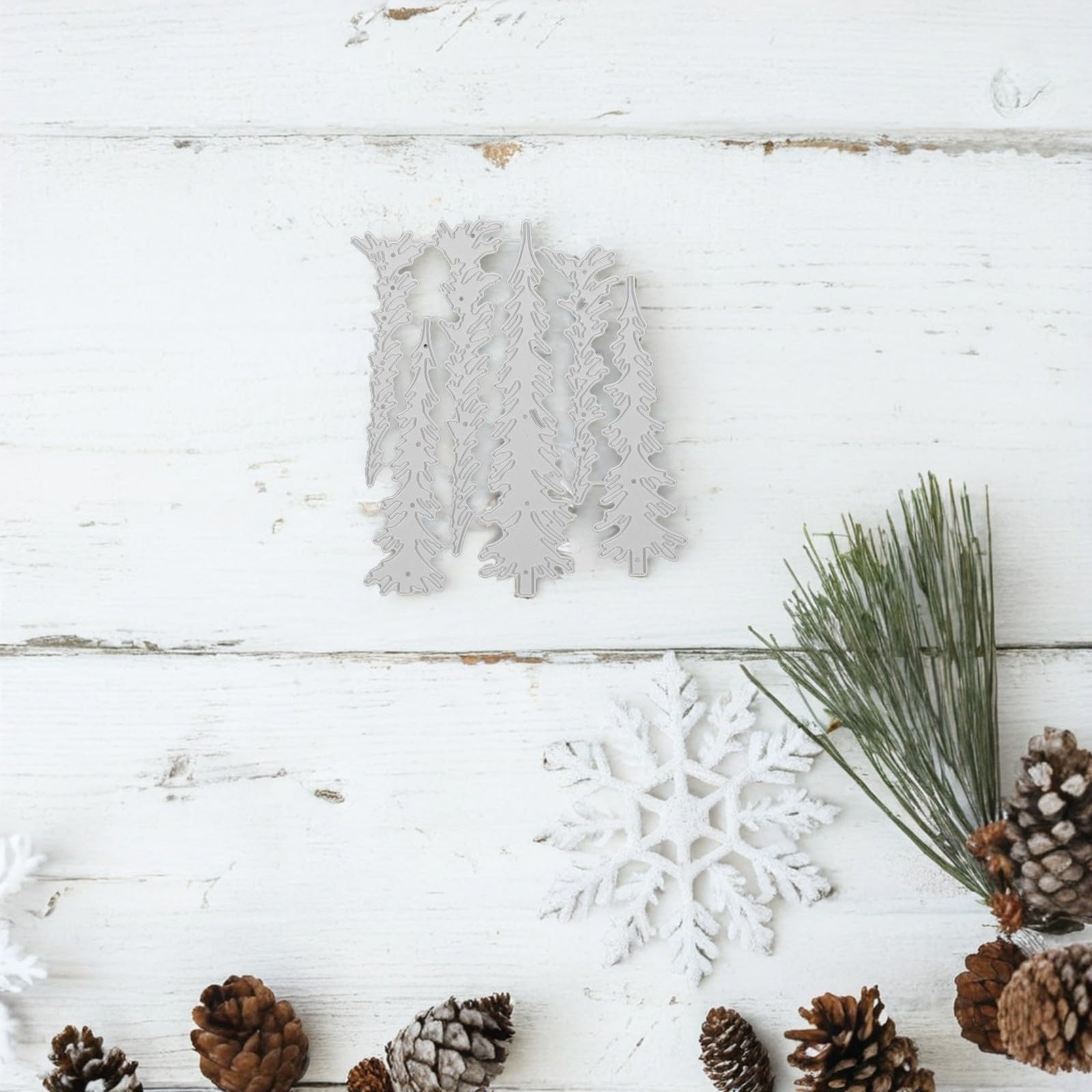 FRCOLOR 10 Unidades Troquel de Corte Árbol de Navidad para Manualidades y