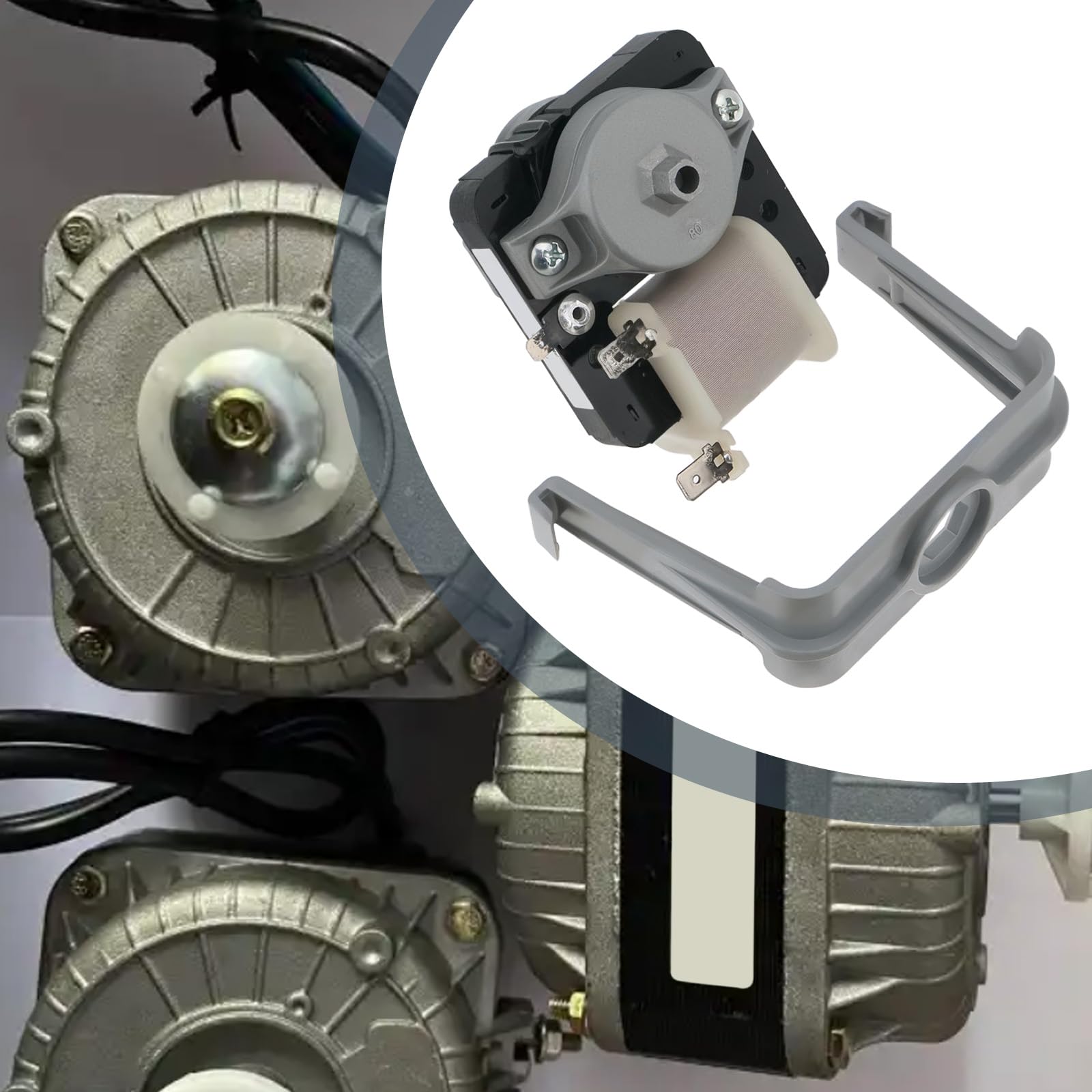 1 Juego de Motor de Ventilador de Evaporador de Refrigerador 12002744 Compatible con Whirlpool AP4009649 1174059 12002744VP 67003917 67006515