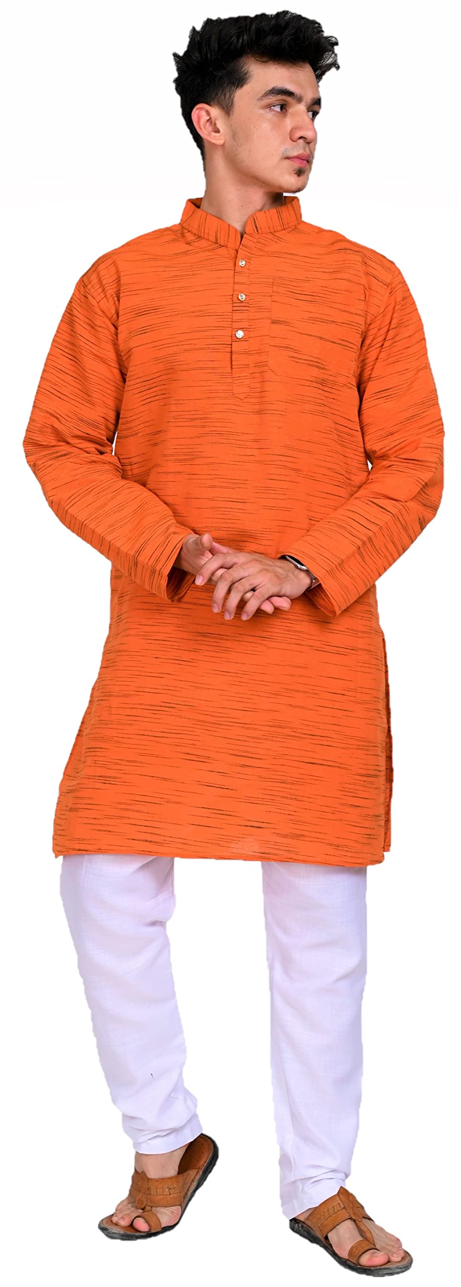 Men's Cotton Kurta Pajama Set-picture-29