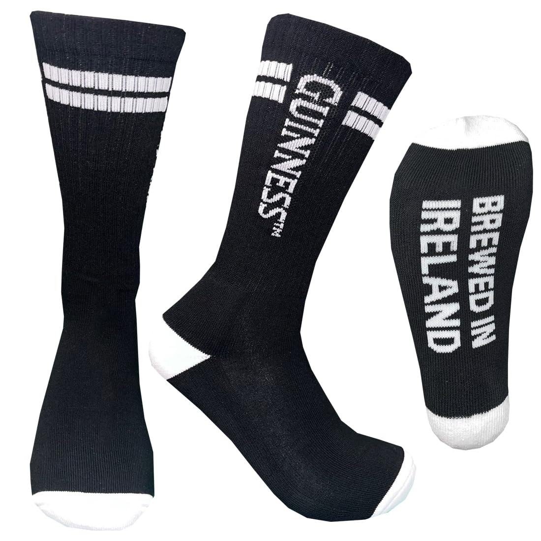 Traditional Craft Guinness - Men's Black Sport Socks - G9394 UK 6-11