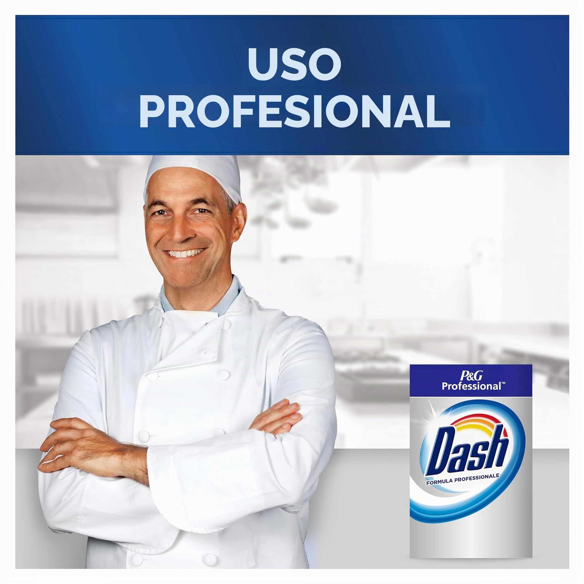 Dash Professional Detergente para lavadora en polvo, 150 lavados, 7,5 kg, fórmula profesional, limpia profunda, da suavidad a las prendas del primer lavado, con fragancia fresca, para uso profesional
