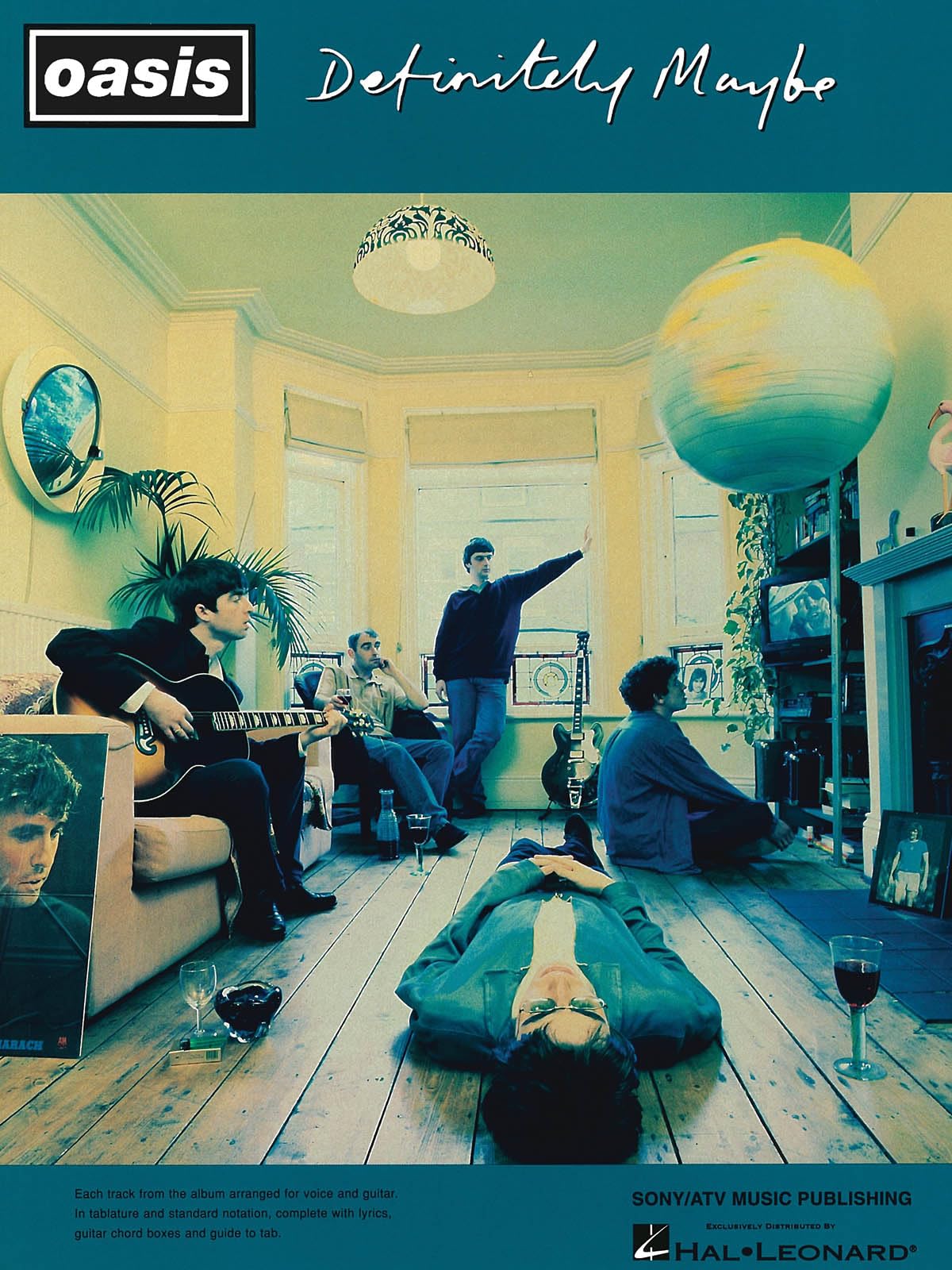 Oasis - Definitely Maybe | Guitar Tablature Songbook with Note-for-Note Transcriptions | Britpop and Alternative Rock Sheet Music for Electric Guitar | Hal Leonard Guitar Recorded Versions Music Book