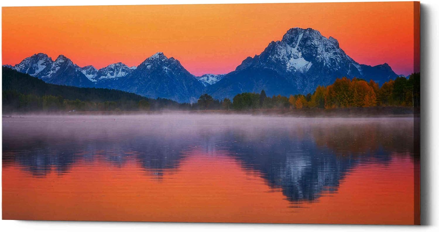Epic Graffiti 'Majestic Morning Views' by Darren White, Canvas Wall Art, 12"x24"