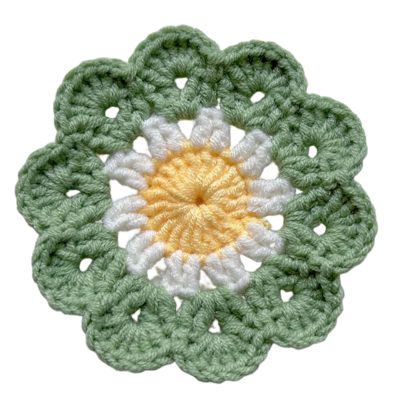 ZEPFJHE Handwoven Yarn Coasters Multipurpose for Hot Drinks and Table Protections Versatile Coasters for Hot Beverages