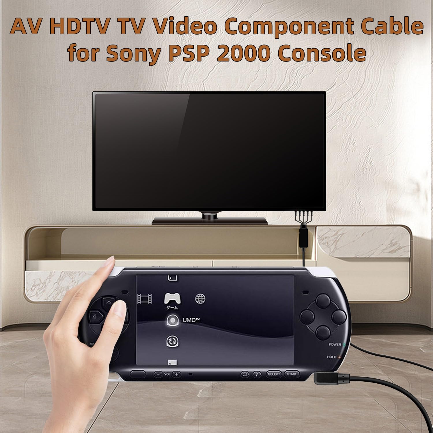 Amazon.co.jp: OSTENT AV HDTV コンポーネント ケーブル Sony PSP 2000
