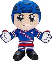 Vista 3 de Bleacher Creatures New York Rangers Mark Messier - Peluche de 8 pulgadas de la NHL Kuricha sentado – Leyenda de la NHL inspirada en Chibi suave