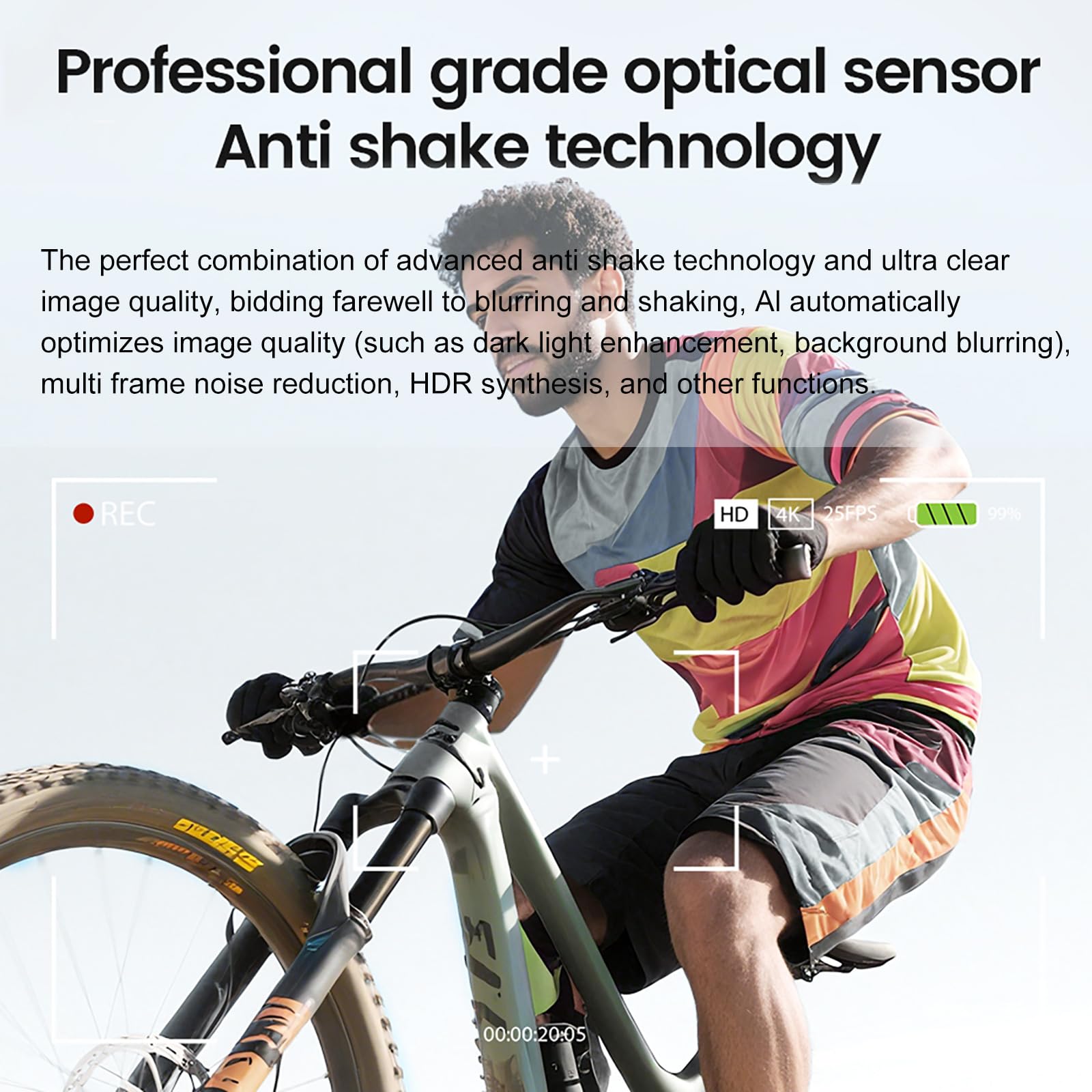 AI Smart Glasses Occhiali con fotocamera HD 1018P Fotocamera Sportiva Microfono Riproduzione Musica Traduzione Piccola Fotocamera Bluetooth Occhiali da Sole Video Occhiali Da Bicicletta Action Cam
