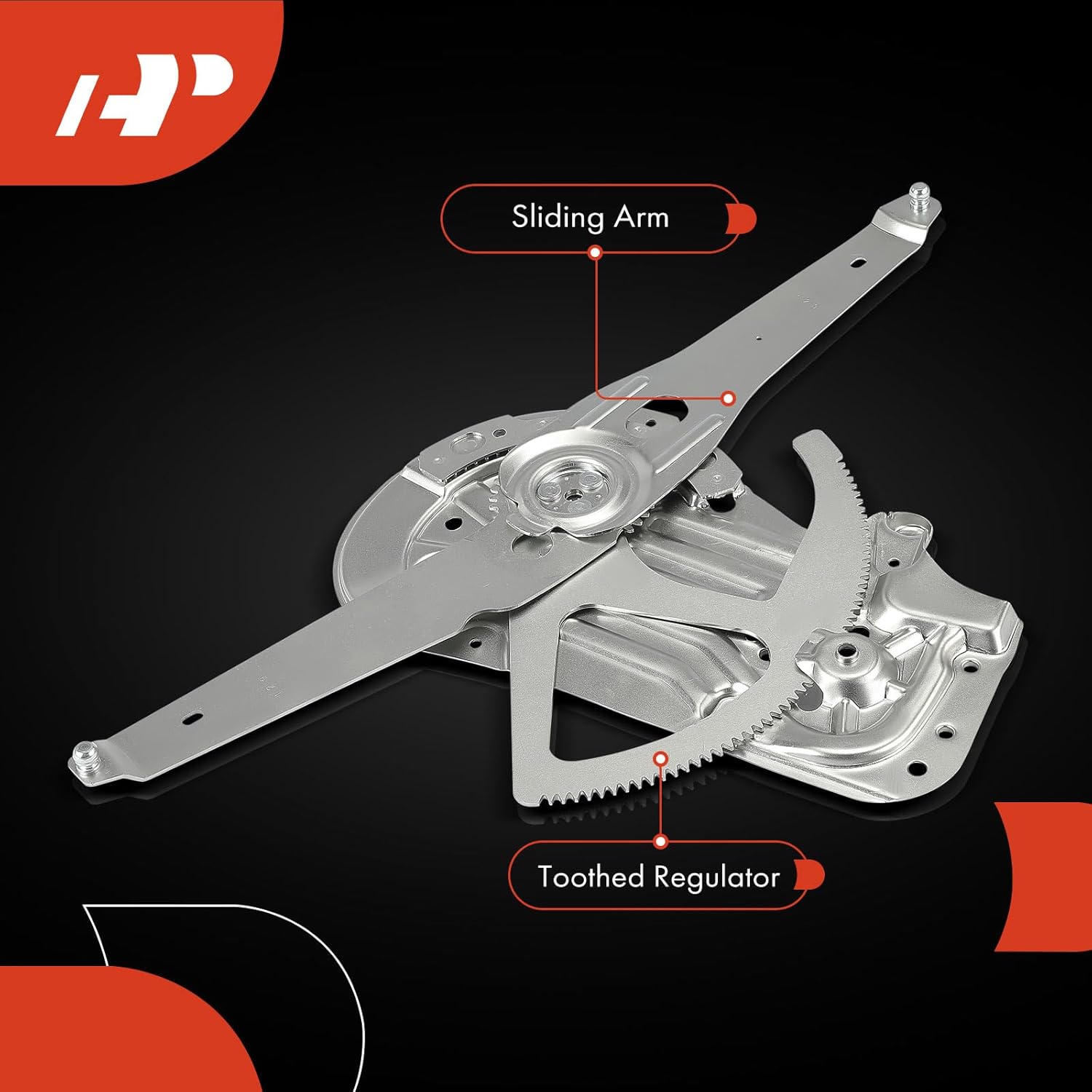 A-Premium Electric Power Window Regulator Without Motor Compatible with Volvo S60 2001-2009 Sedan, XC70 2003-2007 Wagon, V70 2001-2007 Wagon, Front Left Driver Side