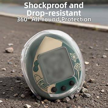 Protective Cover Case for Tamagotchi-Nano, All-Around PC Shell with Precise Fit, Scratch and Compact Resistant, Lightweight Design(Transparency)