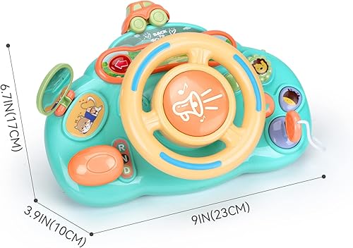 Miniatura 8 de Juguetes para volante de conductor Baby Turn and Learn (azul)