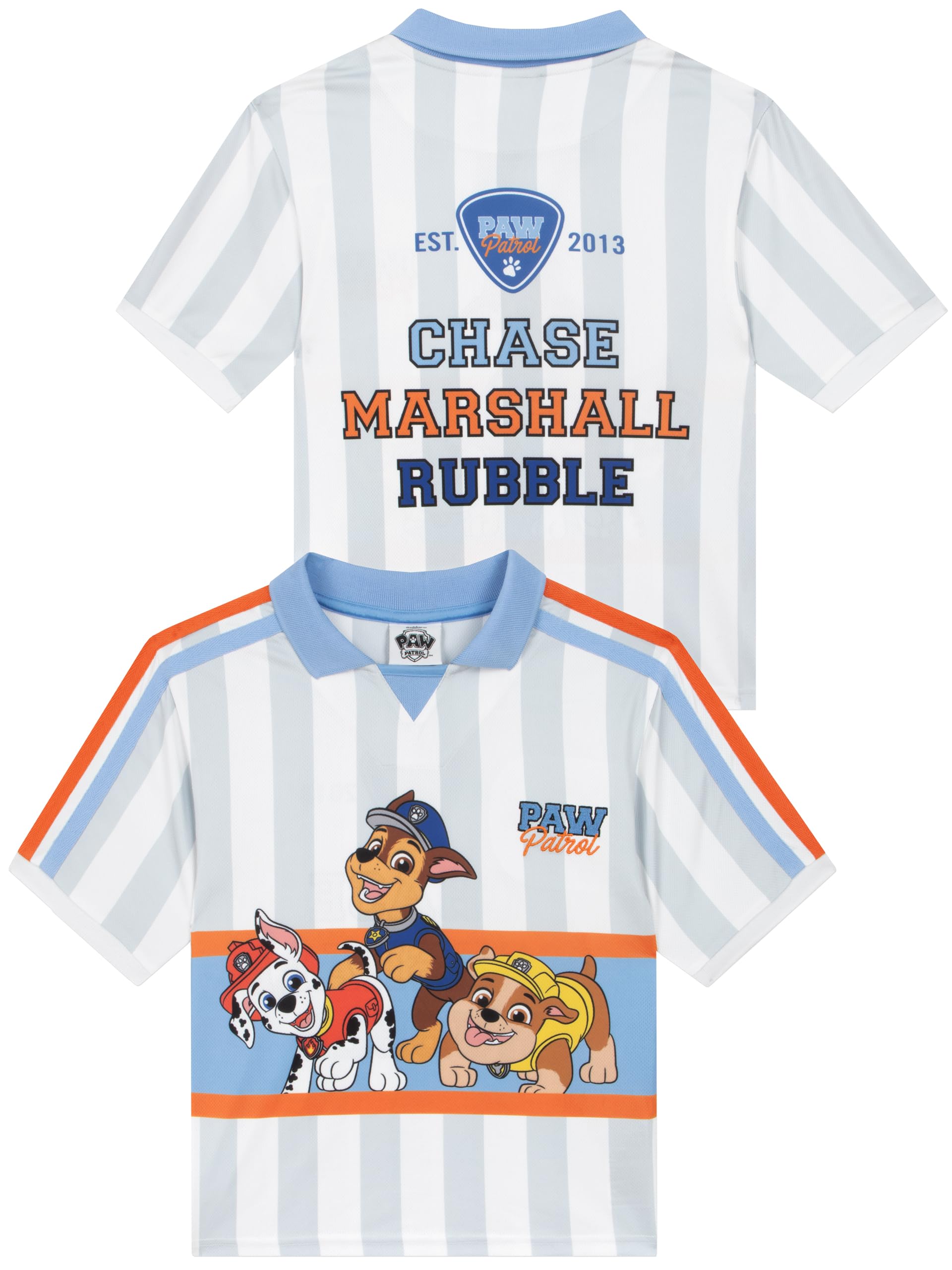 Paw Patrol Camiseta Niño, Camiseta Futbol con Chase, Marshall Y Rubble, Camiseta Niño De La Patrulla Canina, Ropa De Niños De Verano