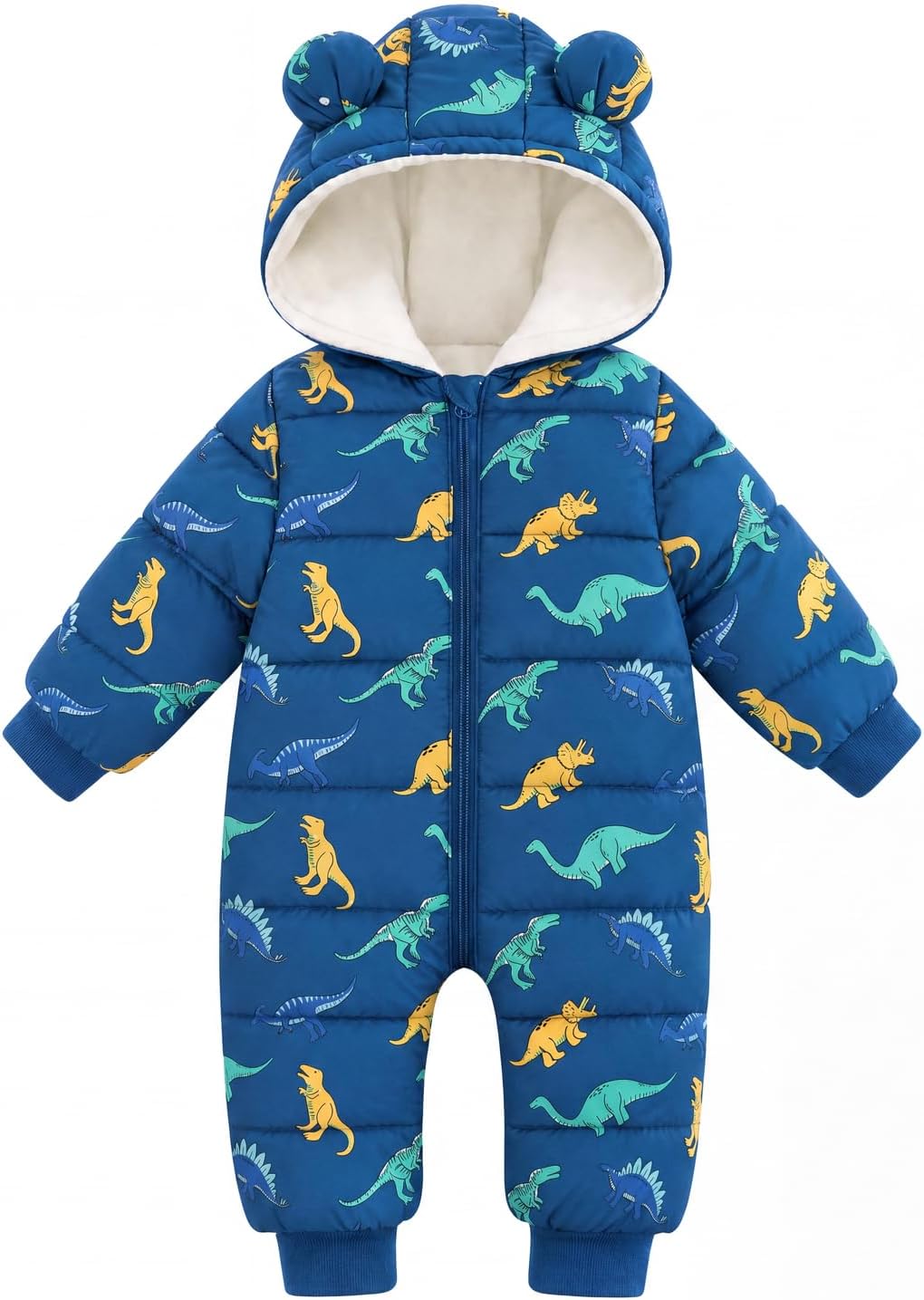 JiAmy Baby Winter Snowsuit,Girls and Boys Hooded Warm Romper,Infant Clothes Jumpsuit Newborn baby Winter Outfits 0-36 Months