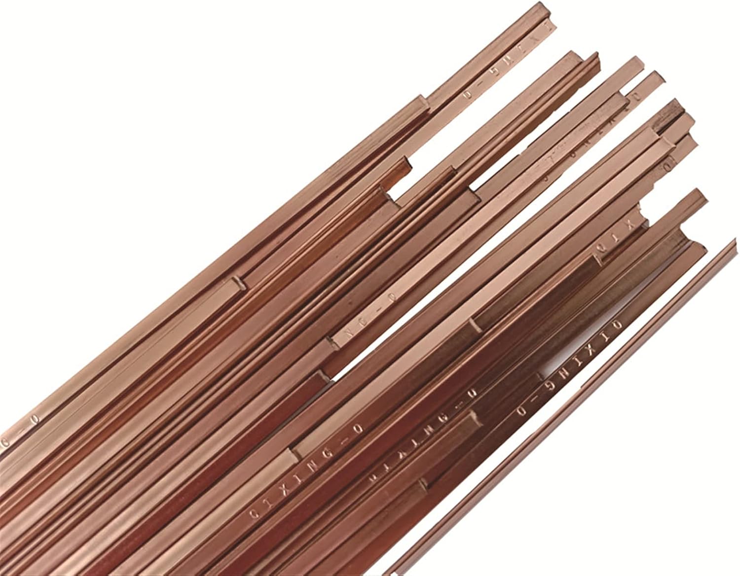 BREAKA Brass Welding Rod Flat Copper Phosphorus Brazing Welding Rods for Special for Welding of Refrigerator Air-Conditioning Pipe (Size : 1KG)