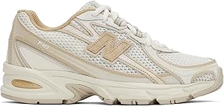 New Balance 740 Mens Shoes (Cream White Beige, 8.5)