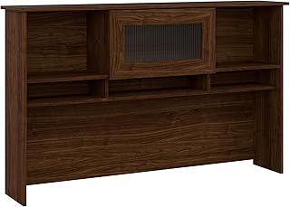 Bush Furniture Bottom Cubby Spaces Keep Work-in-Progress and Frequently Used Materials Easily accessible