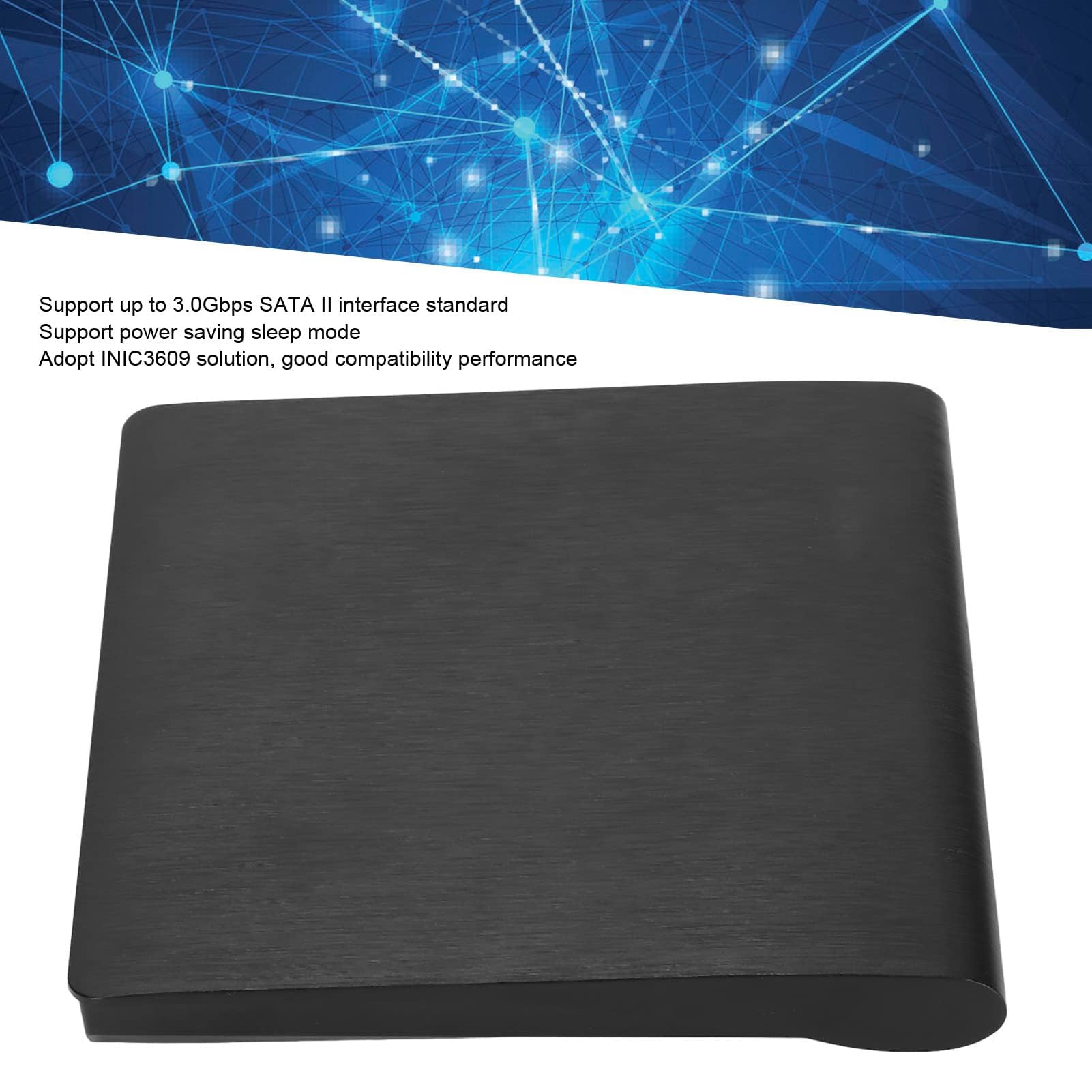 Ejoyous Zewnętrzny napęd DVD, port USB 3.0/2.0 typu C, przenośna nagrywarka i czytnik CD/DVD-ROM, 5 Gbit/s, do komputera PC/laptopa/komputera stacjonarnego