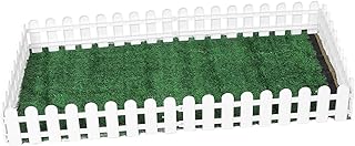 Abaodam Mini decoración de la Granja Valla pequeña Ribete de Paisaje sin excavar Figuras de Granja Jugar a la Granja Animales de Granja en Miniatura Cenefa el plastico