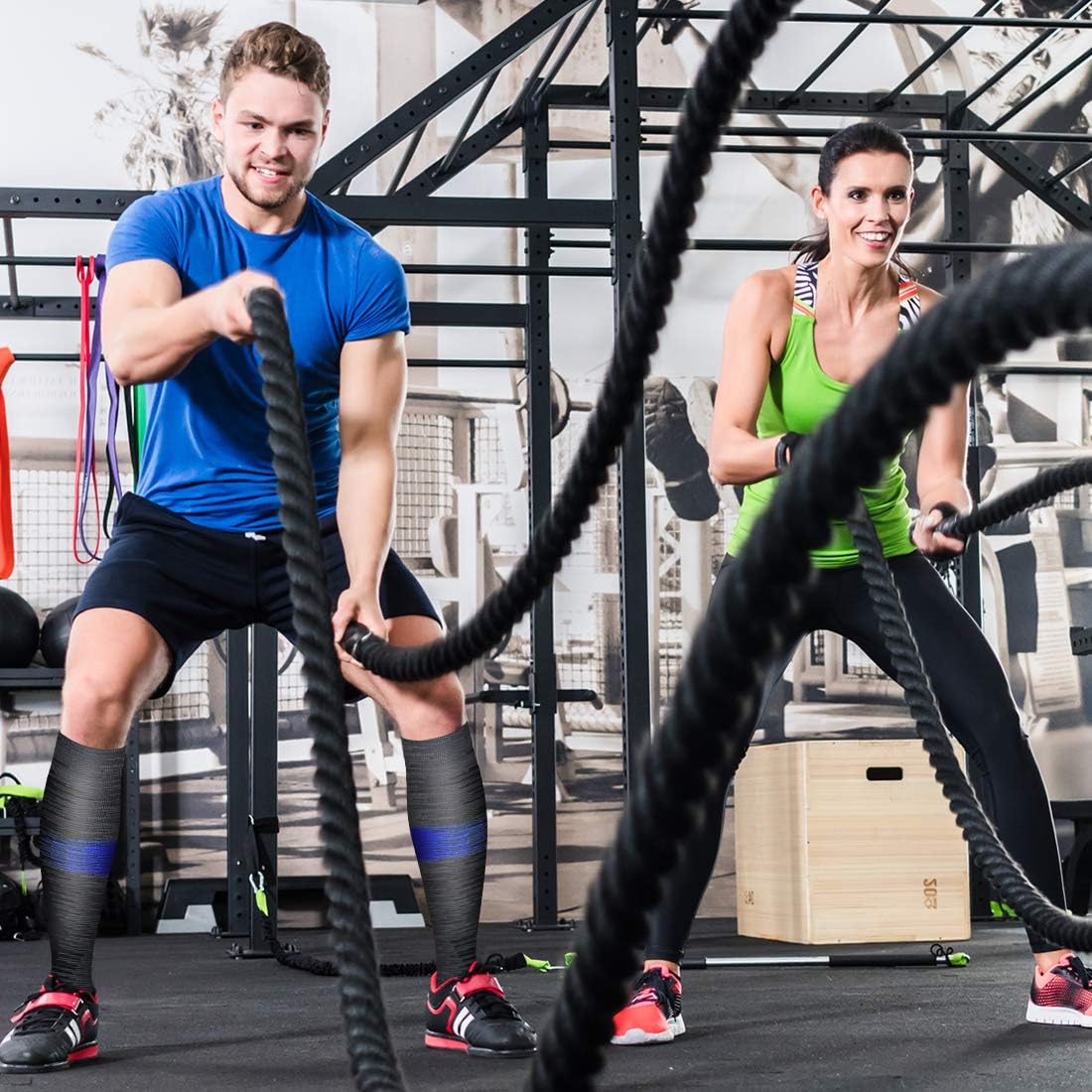 Compression Socks For Women and Men Circulation(6 Pairs)-Best support for Running,Sports,Pregnancy : Clothing, Shoes & Jewelry