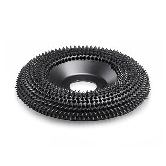 Tungsten Carbide Carving Wheel for Angle Grinder, Wood Shaping Disc, Aggressive Material Removal, Anti-Clog, Durable