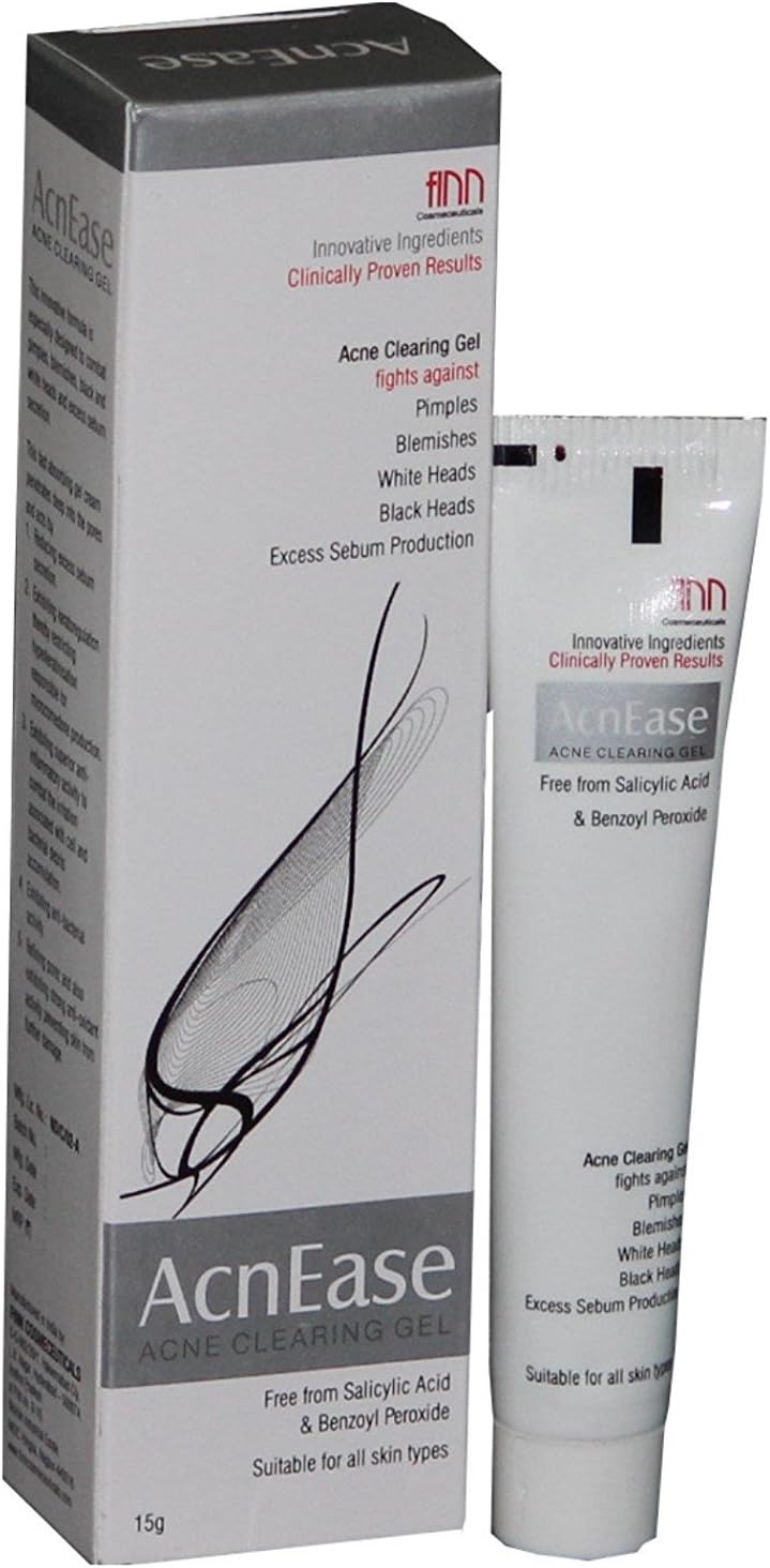 Acnease Acne Clearing Gel, Free from Salicylic Acid & Benzoyl Peroxide