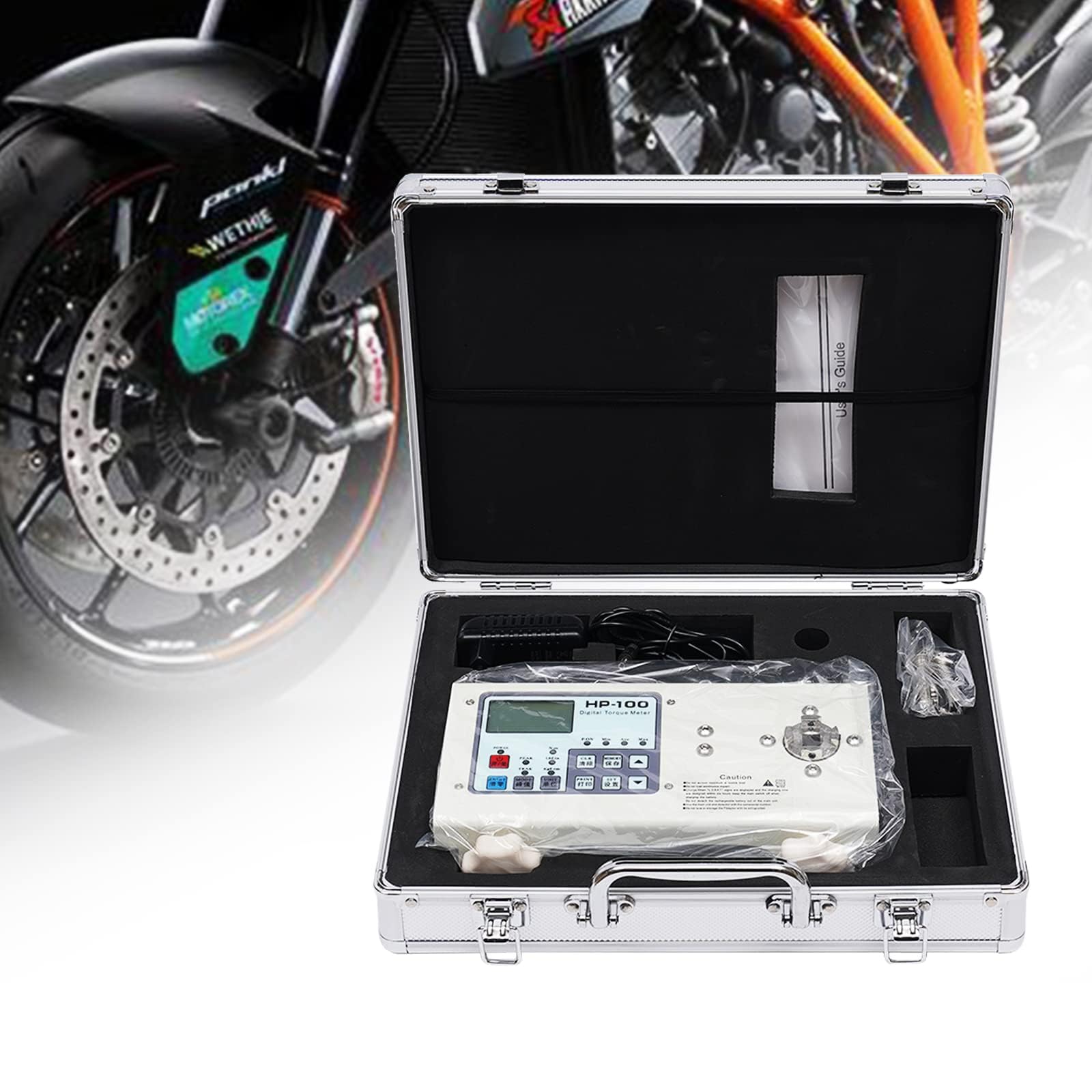 Digitales Drehmomentmessgerät HP-100, Digital Torque Meter Messgerät Digital Display Drehmoment Tester FüR Fahrrad Reparieren