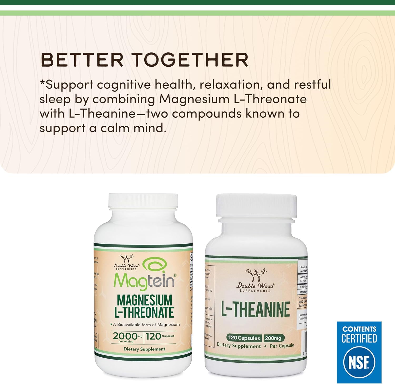 Magnesium L-Threonate, Magtein, Clinically Studied, 2000mg, 120 Capsules — Amazon image 7