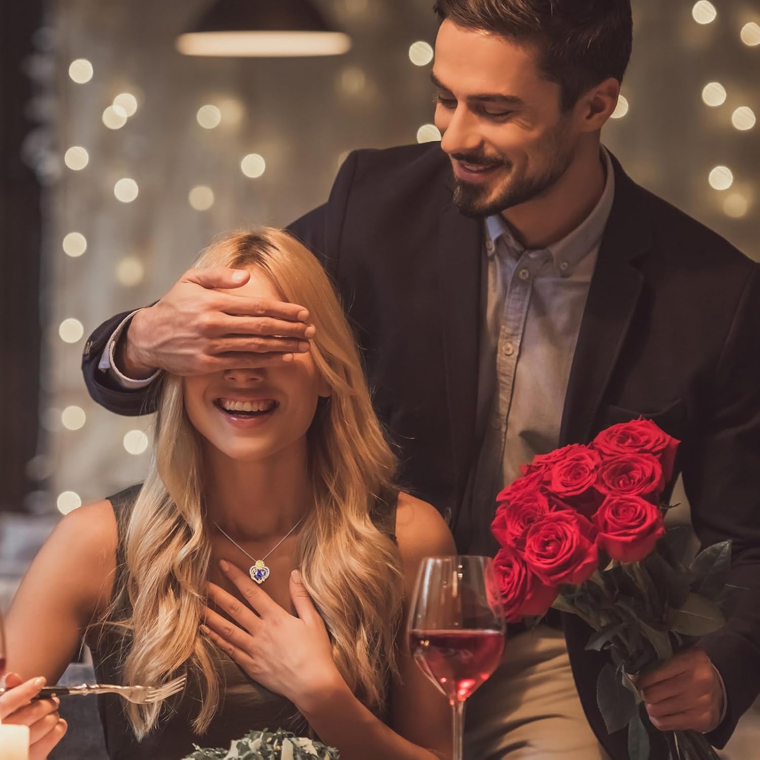 AENEAS Sunflower Necklaces for Women Sterling Silver You Are My Sunshine Necklace Sunflower Birthday Love Heart Mother's Day Gifts for Birthday Mothers Day Christmas Anniversary - Image 4