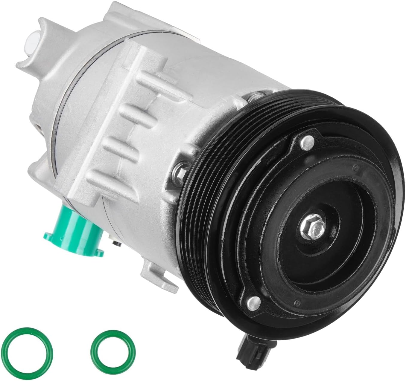 Air Conditioner AC Compressor with Clutch for Hyundai Elantra 1.8 1.8L 11 12 13 2011 2012 2013 Manual Temperature Control, for Elantra Coupe 1.8L 2013, for Kia Soul 2.0 2.0L 2012-2013 (2 pin)