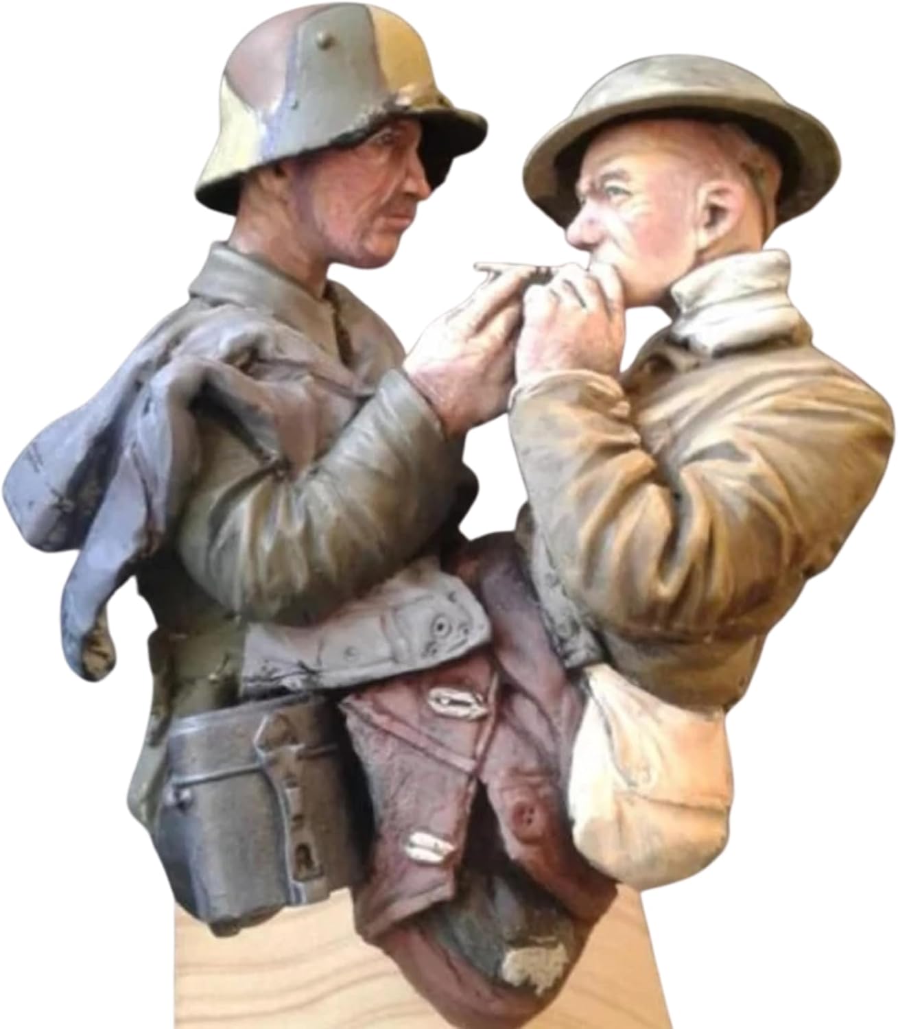 1/10 Ancient Soldiers Lightning Resin Figure Model Kit, Unassembled & Unpainted Collectible Miniatures (2 Busts)