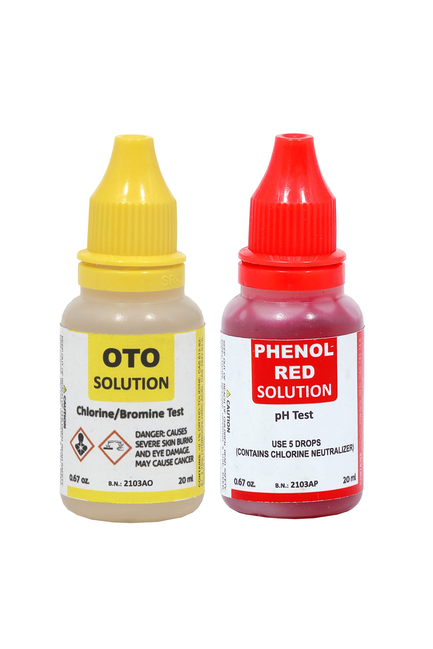 Buy Helix Pool System Swimming Pool Test Kit pH and Free Chlorine Water ...
