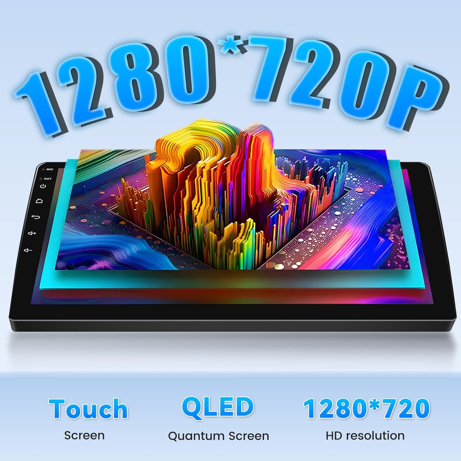 High-Definition Display of Roinvou Car Stereo