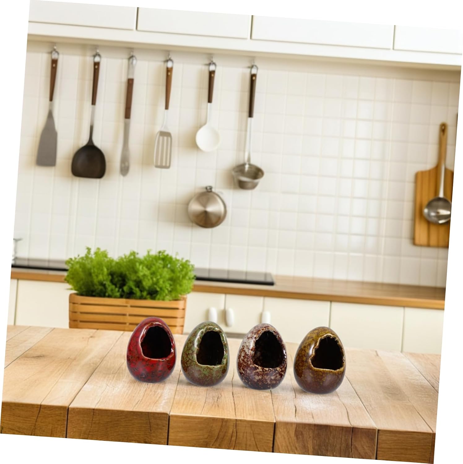 4pcs Dry Ice Holder for Hotel Container Sushi Plate Decorations Japanese Platter Decor Style